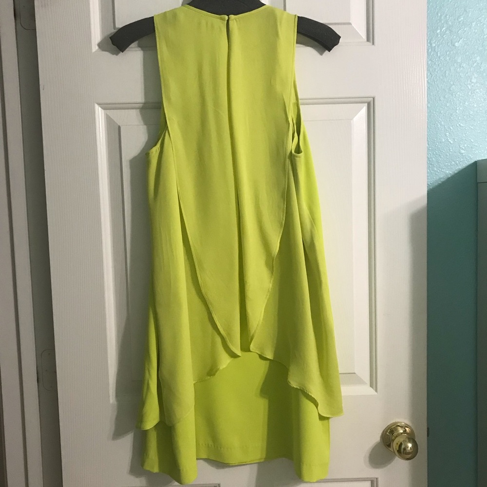 Parker Yellow Dress with intricate back design